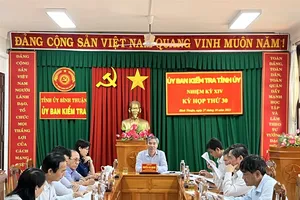 Bình Thuận thông báo Kỳ họp mới nhất của Ủy ban Kiểm tra Tỉnh ủy