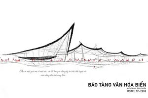 Đồ án Bảo tàng của cô gái dân biển đoạt giải nhất kiến trúc quốc tế