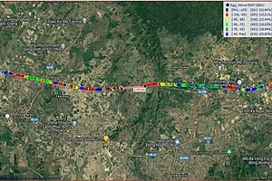 Sóng di động chập chờn trên cao tốc Vĩnh Hảo-Phan Thiết-Dầu Giây