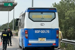 1 tài xế xe khách vi phạm nồng độ cồn trên cao tốc TPHCM - Long Thành - Dầu Giây