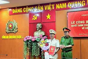 Trưởng Công an huyện giữ chức Chánh Văn phòng PC01 Công an Bình Thuận