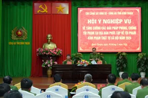 Cục Cảnh sát hình sự hội ý với Công an Bình Thuận về phòng, chống tội phạm