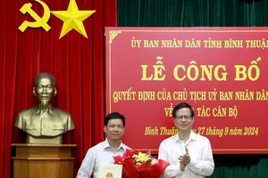 Trưởng Ban kinh tế-ngân sách HĐND Bình Thuận giữ chức Giám đốc Sở Nội vụ