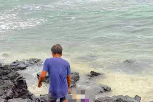 Phát hiện thi thể 1 du khách nước ngoài trên vùng biển đảo Phú Quý