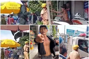 Một thanh niên đã vi phạm nồng độ cồn còn tấn công cảnh sát giao thông