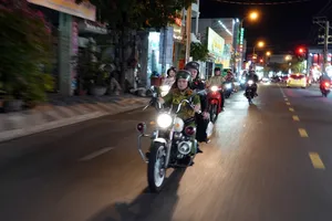 135 Tổ tuần tra Công an Bình Thuận làm nhiệm vụ xuyên đêm, xuyên Tết