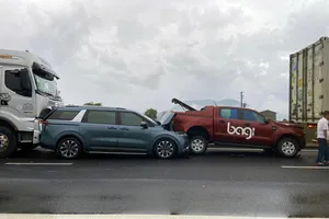 Hai vụ tai nạn liên hoàn giữa 7 ô tô trên cao tốc Phan Thiết - Dầu Giây