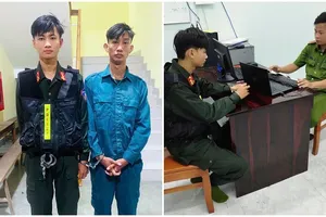 2 thanh niên giả cảnh sát cưỡng đoạt tiền người vi phạm giao thông