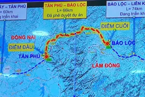 Sắp khởi công cao tốc Tân Phú - Bảo Lộc xuyên rừng kết nối Đồng Nai - Lâm Đồng