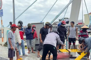 Một phụ nữ nghi rơi từ cầu Lê Hồng Phong xuống sông Cà Ty tử vong