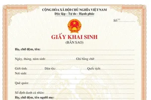 Trích lục bản sao giấy khai sinh cho con nhập học, liên hệ cơ quan nào?