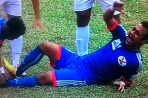  Ngoại binh bị gãy chân của Than Quảng Ninh có thể phải giải nghệ