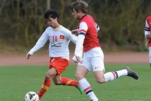 U19 VN thắng đậm U19 Arsenal 3-0