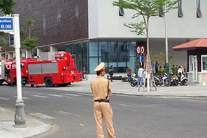 Cháy tại tầng hầm tòa nhà Trung tâm hành chính TP Đà Nẵng