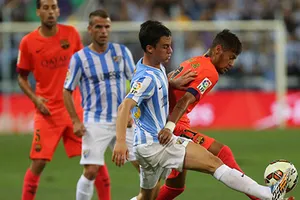  Barcelona hòa thất vọng trên sân của Malaga