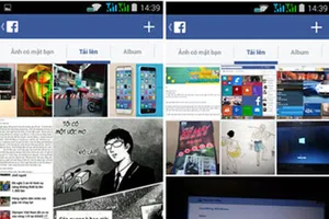 Facebook cập nhật giao diện xem album mới trên iOS và Android