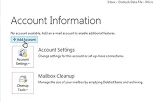 Cấu hình cho Outlook.com sử dụng được trong Microsoft Outlook