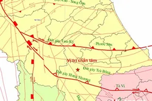 Lại xảy ra động đất 2,1 độ Richter tại khu vực Bắc Trà My