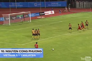Công Phượng là chủ nhân bàn thắng đẹp nhất SEA Games 28