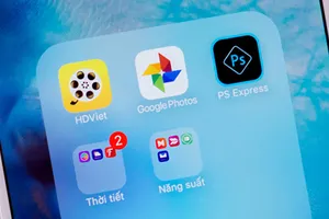 Cách lồng folder vào nhau trên iOS 9