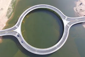 Độc đáo kiến trúc xây dựng cầu chữ O