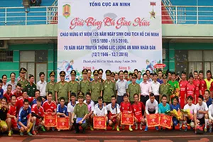 Khai mạc Giải bóng đá Tổng cục An ninh tại TP.HCM