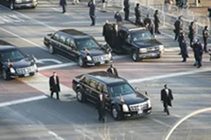 Đoàn xe hộ tống Tổng thống Mỹ Obama