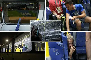 Sốc: Xe chở nhà báo tác nghiệp tại Olympic bị tấn công bằng súng