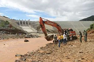 Chưa tìm thấy hai công nhân ở thủy điện Sông Bung 2