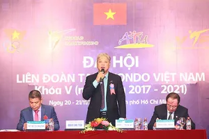 Ông Trương Ngọc Để tái đắc cử chủ tịch LĐ Taekwondo VN