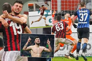 Bàn thắng ở hiệp phụ giúp AC Milan loại Inter Milan
