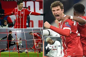 Messi giải cứu Barca, Bayern đặt cả hai chân vào tứ kết