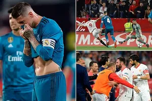 Real Madrid “buông” trong trận đấu kỳ lạ của đội trưởng Ramos