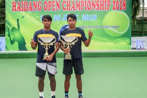 Linh Giang - Anh Thắng mất cúp vào tay bộ đôi Thái Lan