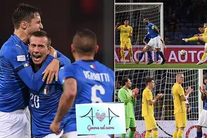 Siêu phẩm volley giúp Ukraine thoát thua Ý