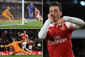 Arsenal thắng 7 trận liền nhờ phong độ chói sáng của Ozil