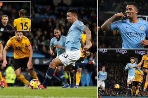 Jesus lập cú đúp, Man. City tiếp tục bám đuổi Liverpool