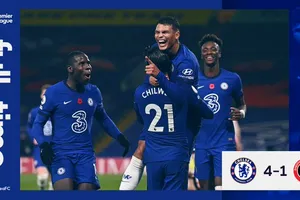 Thắng ngược đội bét bảng, Chelsea vào Top 3 Premier League