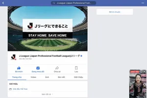 Sốc: Facebook của J-League tràn ngập livestream bán hàng từ VN