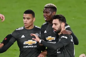 Bruno Fernandes và Mason Greenwood của MU nằm trong Top 10 cầu thủ tăng giá trị chuyển nhượng lớn nhất năm 2020. ẢNH: REUTERS