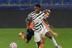 Fosu-Mensah rất ít được ra sân thi đấu cho đội 1 MU. ẢNH: GETTY