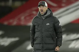 Klopp tức giận với màn trình diễn của các học trò. ẢNH: GETTY
