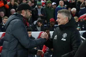 Klopp và Solskjaer đối đầu với nhau hai trận liên tiếp trong tháng 1. ẢNH: GETTY