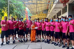 Hành động đẹp ngoài sân bóng của CLB Sài Gòn