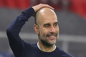 Pep Guardiola đang biến Man City thành đội bóng đáng sợ. ẢNH: GETTY