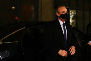 Chủ tịch Real Madrid, Perez khẳng định Super League chưa chết. ẢNH: REUTERS