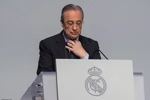 Florentino Perez khẳng định Super League chưa chết, các CLB và cả ngân hàng JP Morgan vẫn chưa rút lui. ẢNH: EPA