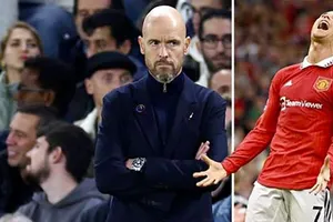 HLV Ten Hag bực bội ra mặt vì bị ‘soi’ quá nhiều về Ronaldo