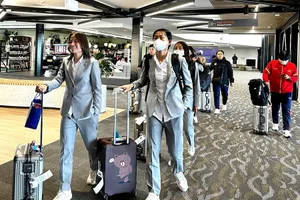 Tuyển nữ Việt Nam đã đến New Zealand, ổn định nơi đóng quân