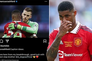 Rashford gây xôn xao vì thông điệp ‘bị lỗi’ gửi De Gea